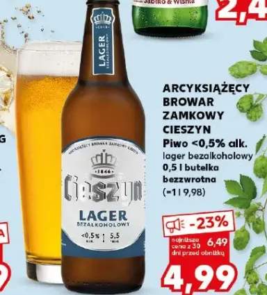 Piwo <0,5% alk. lager bezalkoholowy