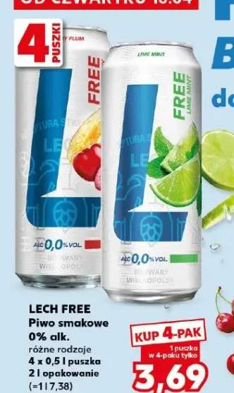 Piwo smakowe 0% alk. różne rodzaje