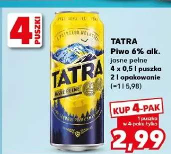 Piwo 6% alk. jasne pełne