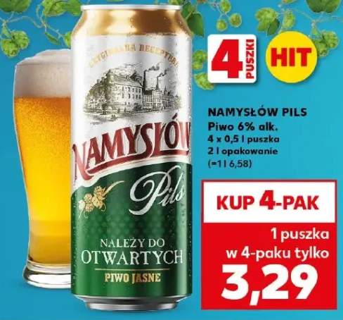 Piwo Pils 6% alk.