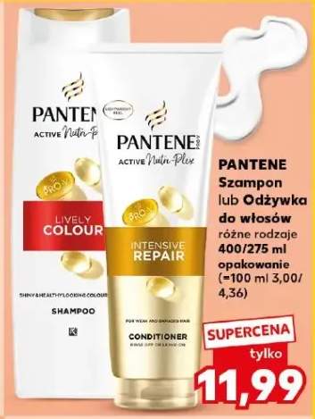 Szampon lub odżywka do włosów różne rodzaje