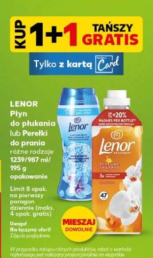 Płyn do płukania lub perełki do prania różne rodzaje