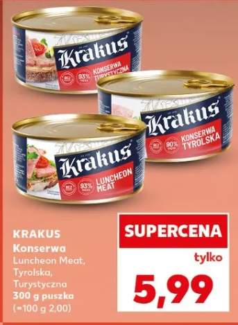 Konserwa Luncheon Meat, Tyrolska, Turyztczna 300g puszka