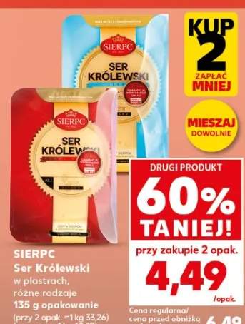 Ser Królewski w plastrach, różne rodzaje 135g opakowanie
