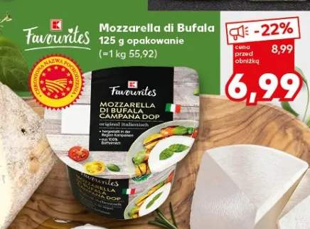 Mozzarella di Bufala 125g opakowanie