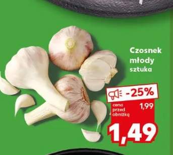 Czosnek młody sztuka