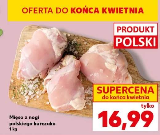 Mięso z nogi polskiego kurczaka