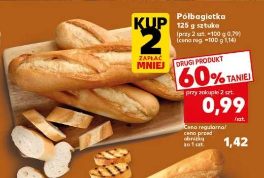 Półbagietka 125g