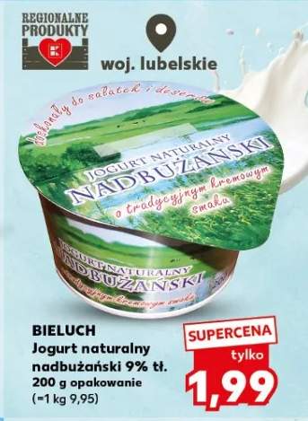 Jogurt naturalny nadbużański 9% tł.