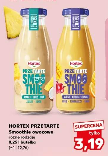 Smoothie owocowe różne rodzaje