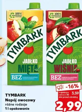 Napój owocowy różne rodzaje