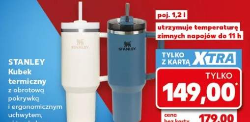 Kubek termiczny z obrotową pokrywką i ergonomicznym uchwytem