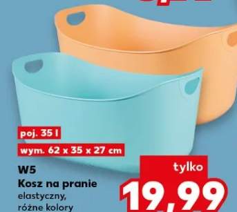 Kosz na pranie elastyczny, różne kolory