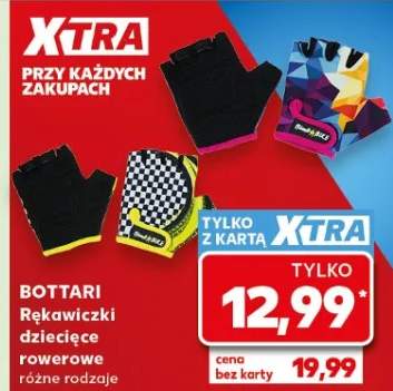 Rękawiczki dziecięce rowerowe