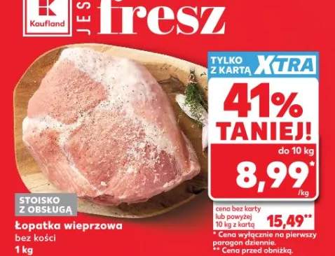 Łopatka wieprzowa bez kości