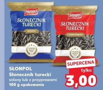 Słonecznik turecki solony lub z przyprawami