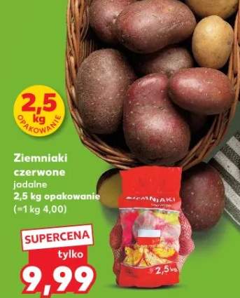 Ziemniaki czerwone jadalne