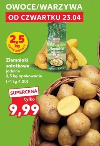 Ziemniaki sałatkowe jadalne