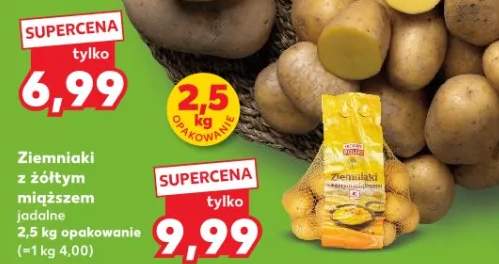 Ziemniaki z żółtym miąższem jadalne