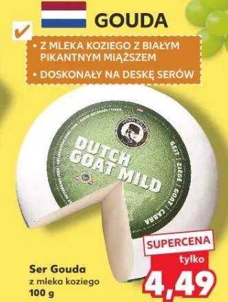 Ser Gouda z mleka koziego