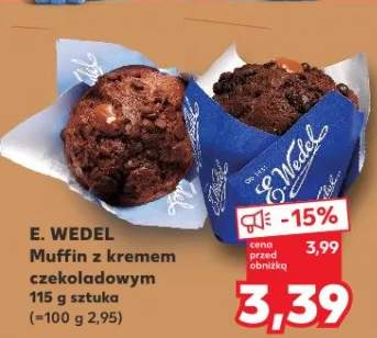Muffin z kremem czekoladowym