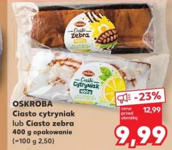 Ciasto cytryniak lub Ciasto zebra