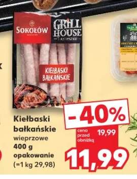 Kiełbaski bałkańskie wieprzowe