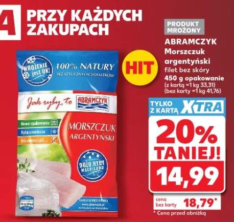 Morszczuk argentyński filet bez skóry