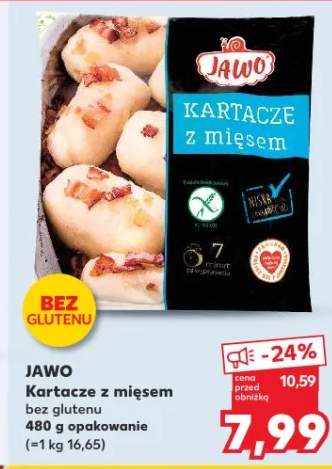 Kartacze z mięsem bez glutenu