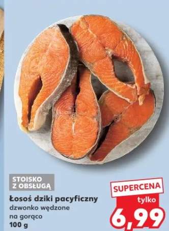 Łosoś dziki pacyficzny dzwonko wędzone na gorąco