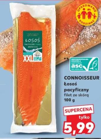 Łosoś pacyficzny filet ze skórą