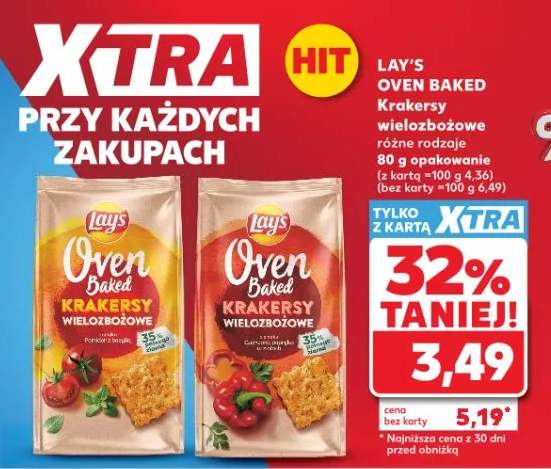 Krakersy wielozbożowe różne rodzaje