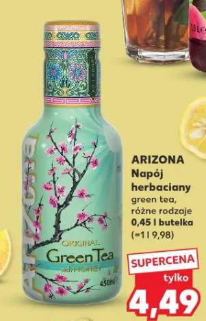 Napój herbaciany green tea, różne rodzaje