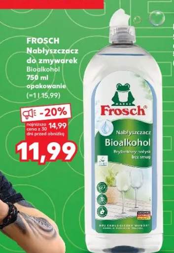 Nabłyszczacz do zmywarek bioalkohol