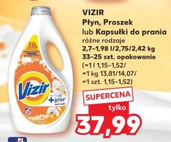 Płyn, proszek lub kapsułki do prania różne rodzaje