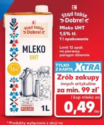 Mleko UHT 1,5%
