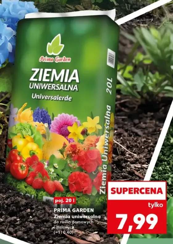 Ziemia uniwersalna prima garden 20l