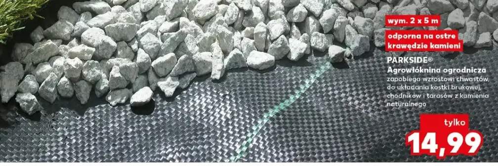 Agrowłóknina ogrodnicza 2x5m