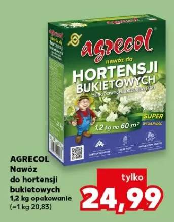 Nawóz Agrecol do hortensji bukietowych 1,2kg opakowanie