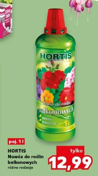 Nawóz Hortis do roślin balkonowych różne rodzaje