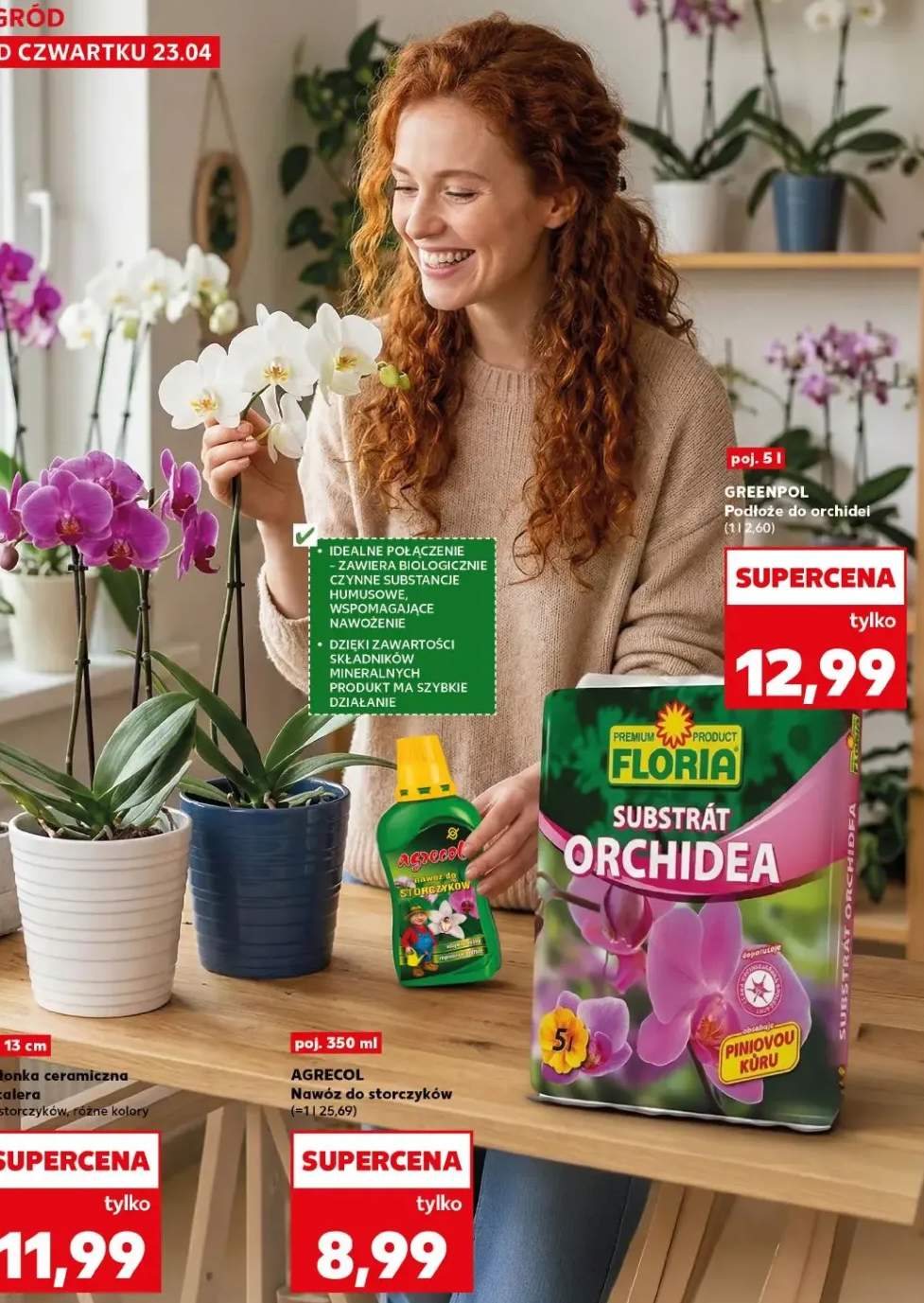 Osłonka ceramiczna Escalera do storczyków różne kolory