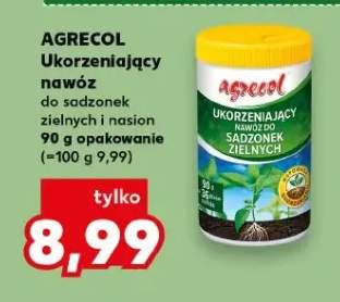 Nawóz Agrecol ukorzeniający do sadzonek zielnych i nasion 90g opakowanie