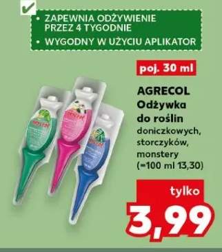 Odżywka Agrecol do roślin doniczkowych, storczyków, monstery