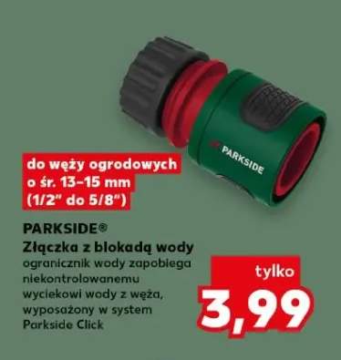 Złączka z blokadą wody do węży ogrodowych ø 13-15mm (1/2" do 5/8")