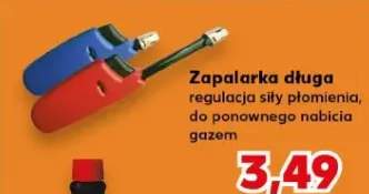 Zapalarka długa regulacja siły płomienia