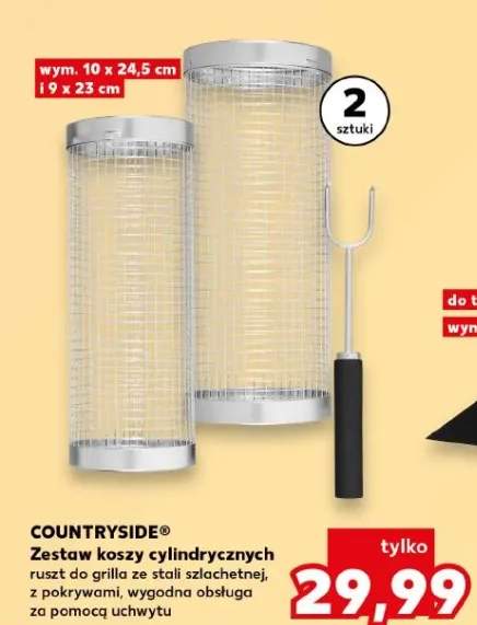 Zestaw koszy cylindrycznych COUNTRYSIDE