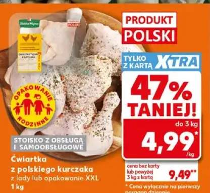 Ćwiartka z polskiego kurczaka z lady lub opakowanie XXL