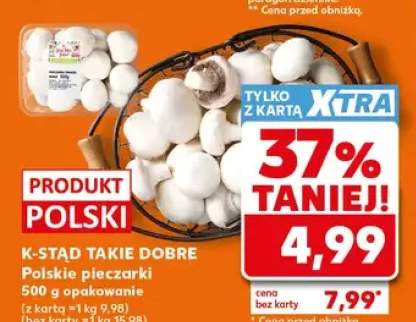 Polskie pieczarki K-Stąd Takie Dobre