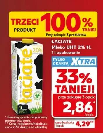 Mleko UHT 2% tł. Łaciate