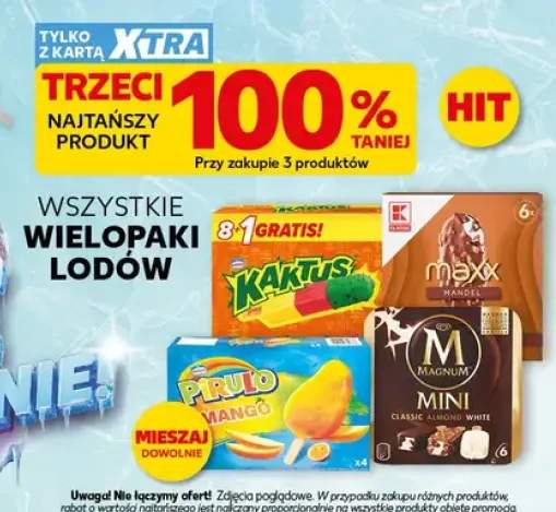 Lody Kaktus Nestlé wielopak